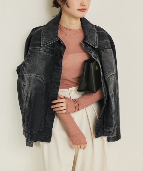 plage（プラージュ）の「Sheer Long ニット（ニット/セーター・レディース・ブラウン/ピンク系その他・FREE）」の16枚目の写真