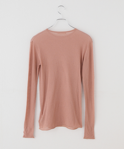 plage（プラージュ）の「Sheer Long ニット（ニット/セーター・レディース・ブラウン/ピンク系その他・FREE）」の18枚目の写真