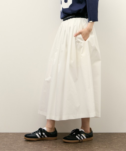 PROTAGONISTA（プロタゴニスタ）の「【PROTAGONISTA for ADAM ET ROPE'】別注 ボリュームSK（スカート・レディース・ブラック/ホワイト・FREE）」の6枚目の写真