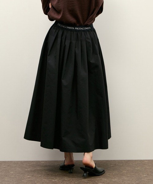 PROTAGONISTA（プロタゴニスタ）の「【PROTAGONISTA for ADAM ET ROPE'】別注 ボリュームSK（スカート・レディース・ブラック/ホワイト・FREE）」の10枚目の写真