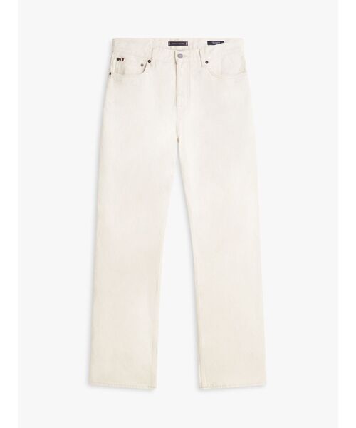 TOMMY HILFIGER(トミーヒルフィガー)の「リラックスリバーガーメントダイジーンズ(デニムパンツ・メンズ・ホワイト・32inch/34inch/30inch/36inch)」の5枚目の写真