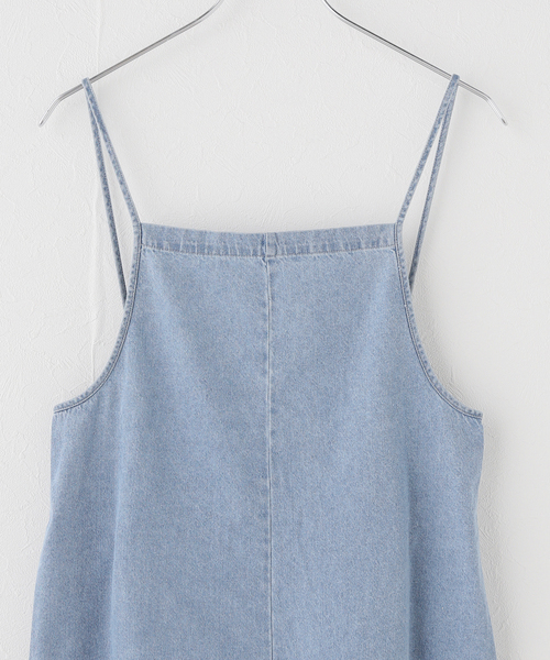 EMILY WEEK(エミリーウィーク)の「【BASERANGE/ベースレンジ】YUMI JUMPSUIT / JUYU-DE-SP26(サロペット/オーバーオール・レディース・ブルー系その他・X-SMALL)」の3枚目の写真