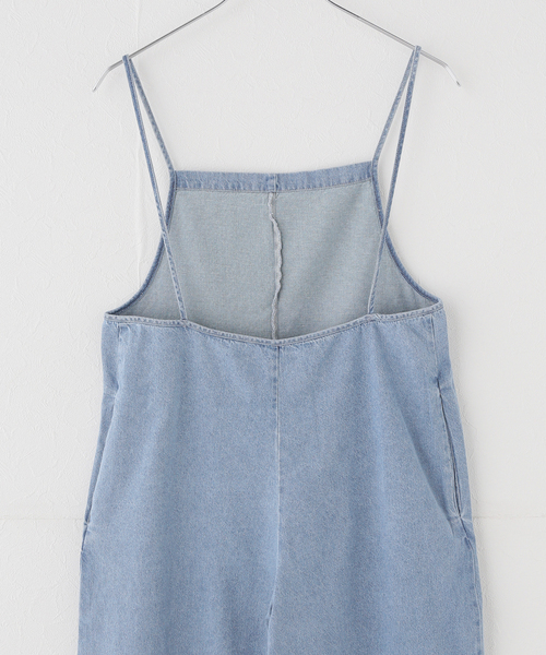EMILY WEEK(エミリーウィーク)の「【BASERANGE/ベースレンジ】YUMI JUMPSUIT / JUYU-DE-SP26(サロペット/オーバーオール・レディース・ブルー系その他・X-SMALL)」の4枚目の写真