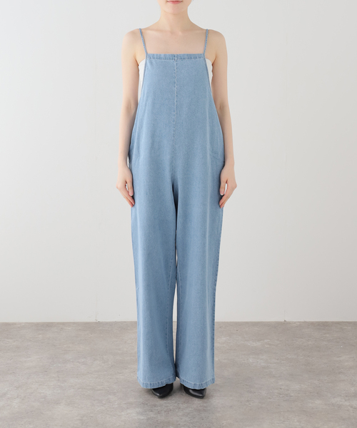 EMILY WEEK(エミリーウィーク)の「【BASERANGE/ベースレンジ】YUMI JUMPSUIT / JUYU-DE-SP26(サロペット/オーバーオール・レディース・ブルー系その他・X-SMALL)」の11枚目の写真