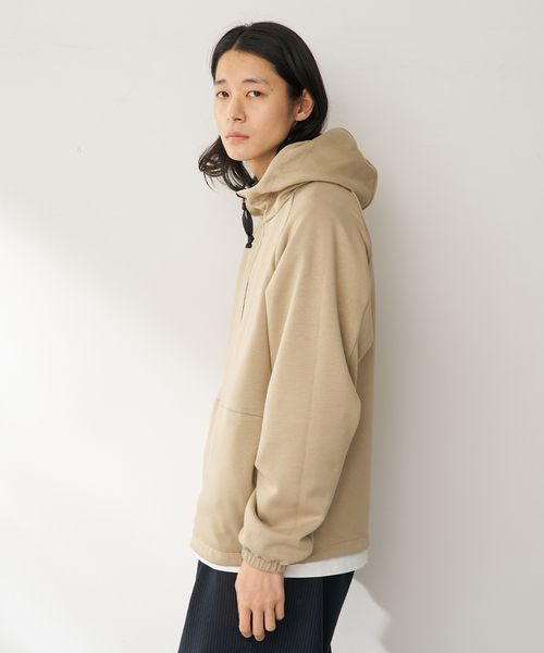 B.C STOCK（ベーセーストック）の「AIR-CORE リバーシブルダンボールパーカー（ブルゾン・メンズ・カーキ/アイボリー/ブルー系その他・MEDIUM/LARGE）」の12枚目の写真