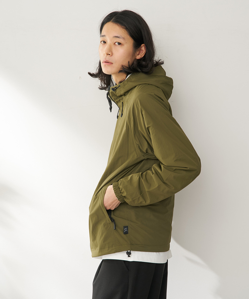 B.C STOCK（ベーセーストック）の「AIR-CORE リバーシブルダンボールパーカー（ブルゾン・メンズ・カーキ/アイボリー/ブルー系その他・MEDIUM/LARGE）」の16枚目の写真