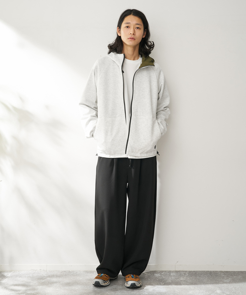 B.C STOCK（ベーセーストック）の「AIR-CORE リバーシブルダンボールパーカー（ブルゾン・メンズ・カーキ/アイボリー/ブルー系その他・MEDIUM/LARGE）」の18枚目の写真