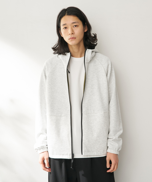 B.C STOCK（ベーセーストック）の「AIR-CORE リバーシブルダンボールパーカー（ブルゾン・メンズ・カーキ/アイボリー/ブルー系その他・MEDIUM/LARGE）」の19枚目の写真