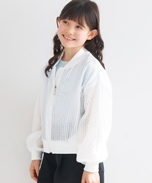 coca（coca）（コカ）の「キッズ　シアーギンガムチェックブルゾン（ブルゾン）」