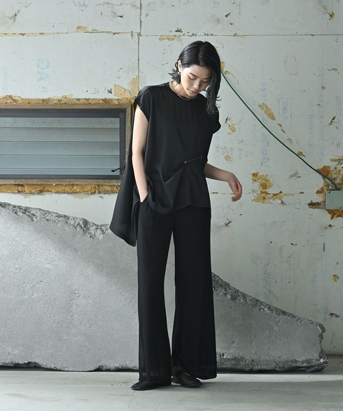 トップス Mamilyn 2WAYZIPトップス（Tシャツ/カットソー）｜funda mine（ファンダマイン