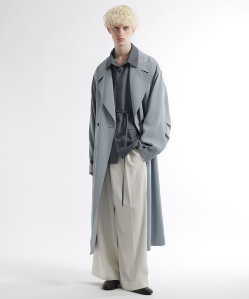 HARE(ハレ)の「ストライプジャケットシャツ(HARE)(シャツ/ブラウス・メンズ・ネイビー/グレー・FREE)」の3枚目の写真