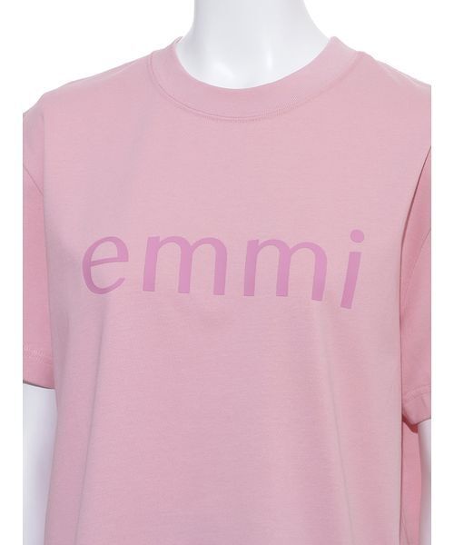 emmi(エミ)の「【ONLINE限定カラーあり】eco emmiロゴTシャツ/UVカット(Tシャツ/カットソー・レディース・ホワイト/ライトブルー/ベージュ/グレー/ピンク/ライム/イエロー/ダークネイビー・F)」の22枚目の写真