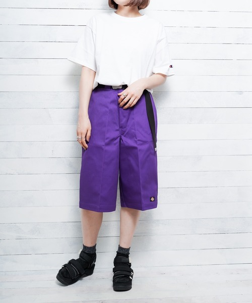 Dickies(ディッキーズ)の「【Dickies】short pants(チノパンツ・レディース・レッド/ホワイト/ブラック/パープル/ピンク/ネイビー/モスグリーン/ベージュ/カーキ・30inch/36inch/32inch/34inch/26inch/28inch)」の22枚目の写真