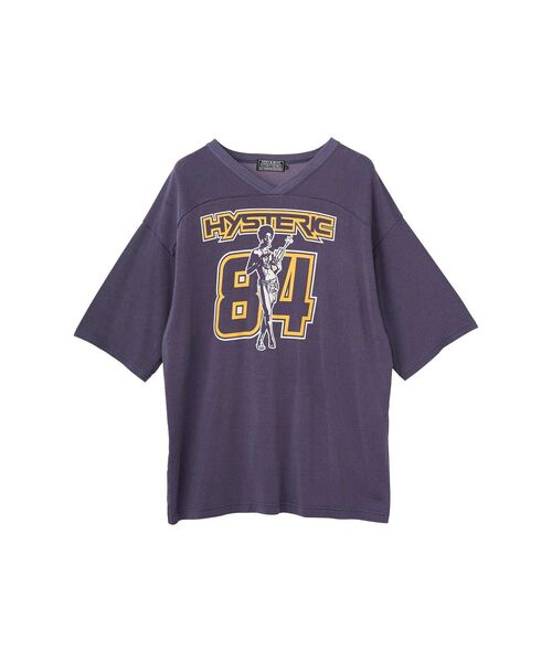 HYSTERIC GLAMOUR（ヒステリックグラマー）の「HYSTERIC 84 Tシャツ（Tシャツ/カットソー・メンズ・ブラック/ホワイト/ネイビー・X-LARGE/LARGE/MEDIUM/SMALL）」の3枚目の写真