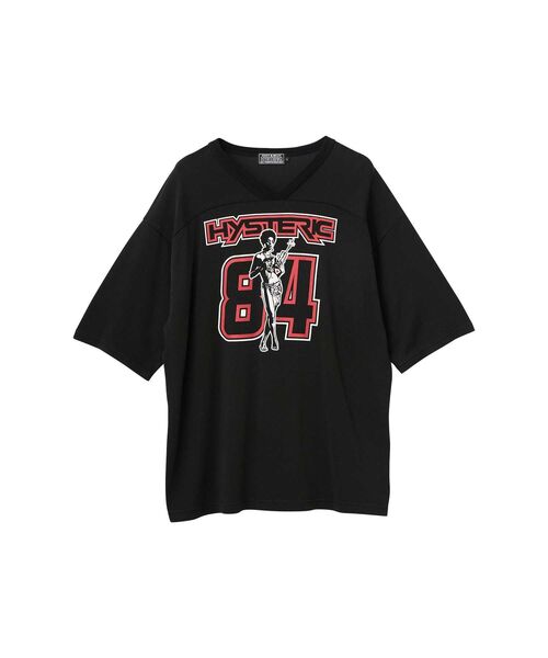 HYSTERIC GLAMOUR（ヒステリックグラマー）の「HYSTERIC 84 Tシャツ（Tシャツ/カットソー・メンズ・ブラック/ホワイト/ネイビー・X-LARGE/LARGE/MEDIUM/SMALL）」の2枚目の写真