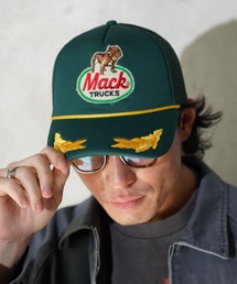 C.E.L.STORE | MACK TRUCKS / マック トラックス GOLD LEAF 5PANEL CAP 金刺しゅう ワンポイント トラッカーキャップ(キャップ)