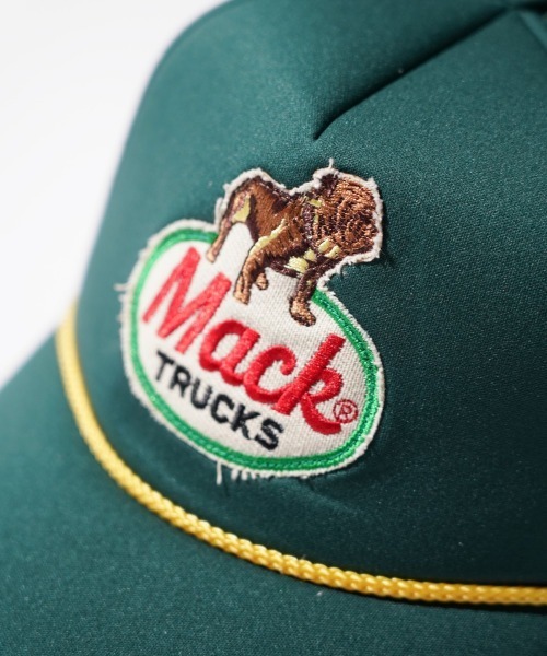 C.E.L.STORE（セルストア）の「MACK TRUCKS / マック トラックス GOLD LEAF 5PANEL CAP 金刺しゅう ワンポイント トラッカーキャップ（キャップ・メンズ・グリーン・FREE）」の4枚目の写真