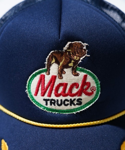 C.E.L.STORE(セルストア)の「MACK TRUCKS / マック トラックス GOLD LEAF 5PANEL CAP 金刺しゅう ワンポイント トラッカーキャップ(キャップ・メンズ・グリーン/ネイビー・FREE)」の11枚目の写真