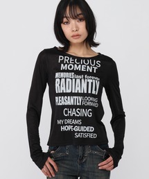 3.3 Field Trip  | 3.3 Field Trip／シアーロゴロングスリーブ(Tシャツ/カットソー)