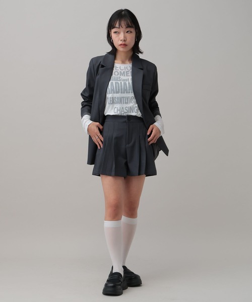 3.3 Field Trip （3.3フィールドトリップ）の「3.3 Field Trip／シアーロゴロングスリーブ（Tシャツ/カットソー・レディース・ブラック/ホワイト/ブルー・FREE）」の17枚目の写真