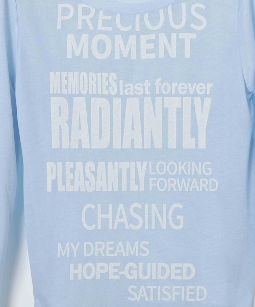 3.3 Field Trip （3.3フィールドトリップ）の「3.3 Field Trip／シアーロゴロングスリーブ（Tシャツ/カットソー・レディース・ブラック/ホワイト/ブルー・FREE）」の6枚目の写真