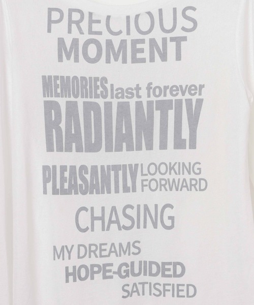 3.3 Field Trip （3.3フィールドトリップ）の「3.3 Field Trip／シアーロゴロングスリーブ（Tシャツ/カットソー・レディース・ブラック/ホワイト/ブルー・FREE）」の8枚目の写真