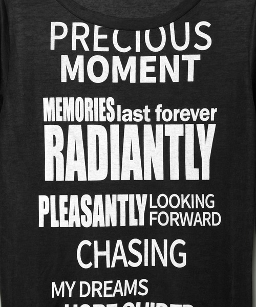 3.3 Field Trip （3.3フィールドトリップ）の「3.3 Field Trip／シアーロゴロングスリーブ（Tシャツ/カットソー・レディース・ブラック/ホワイト/ブルー・FREE）」の10枚目の写真