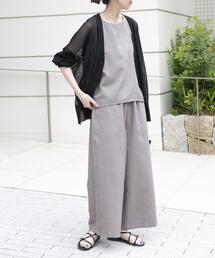 ITEMS URBANRESEARCH | リネンライクセットアップ(サロペット/オーバーオール)