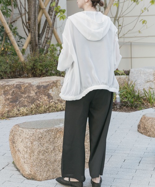 ITEMS URBANRESEARCH(アイテムズ アーバンリサーチ)の「リネンライクセットアップ(セットアップ・レディース・ブラック/ブラウン/ベージュ・FREE)」の5枚目の写真