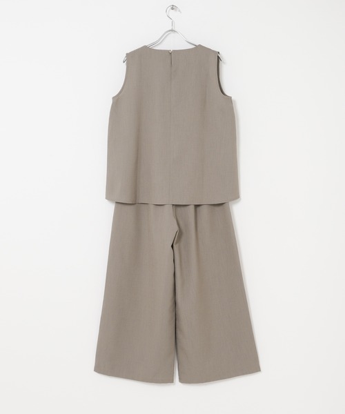 ITEMS URBANRESEARCH(アイテムズ アーバンリサーチ)の「リネンライクセットアップ(セットアップ・レディース・ブラック/ブラウン/ベージュ・FREE)」の22枚目の写真