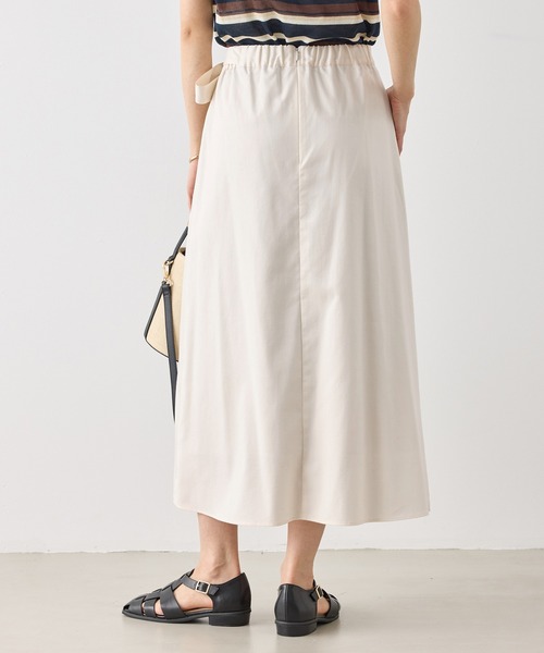 ROPE' PICNIC（ロペピクニック）の「ウエストリボンラップボリュームスカート（スカート・レディース・レッド系その他3/クリーム/キナリ・S/M）」の8枚目の写真