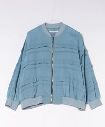 H.A.K（ハク）の「2．0オンスシフォンデニムボリュームジップアップブルゾン（ブルゾン）」
