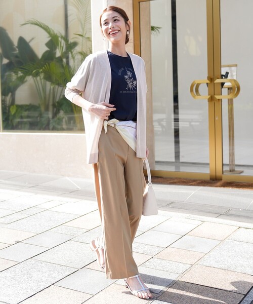 ANY SIS(エニィスィス)の「エアリーストレッチ ワイドパンツ(その他パンツ・レディース・グレー系/ネイビー系/ホワイト系/ブラック系9/ベージュ系/ダルブルー系/ブラック系6/ダークブラウン系・SMALL/MEDIUM/LARGE)」の20枚目の写真