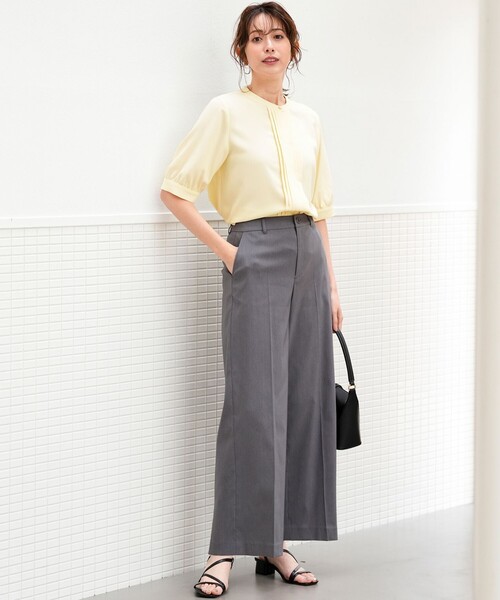 ANY SIS(エニィスィス)の「エアリーストレッチ ワイドパンツ(その他パンツ・レディース・グレー系/ネイビー系/ホワイト系/ブラック系9/ベージュ系/ダルブルー系/ブラック系6/ダークブラウン系・SMALL/MEDIUM/LARGE)」の21枚目の写真