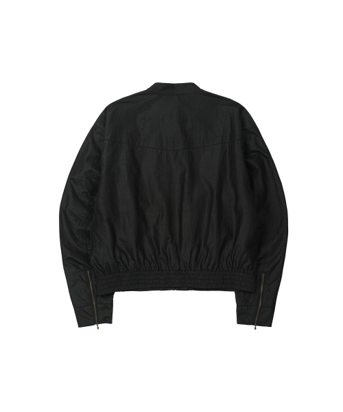 SECONDMONO（セカンドモノローグ）の「Coated Nylon Zip Jacket [BLACK]_SEJK034BLACK（ブルゾン・レディース・その他・SMALL/MEDIUM/LARGE）」の18枚目の写真