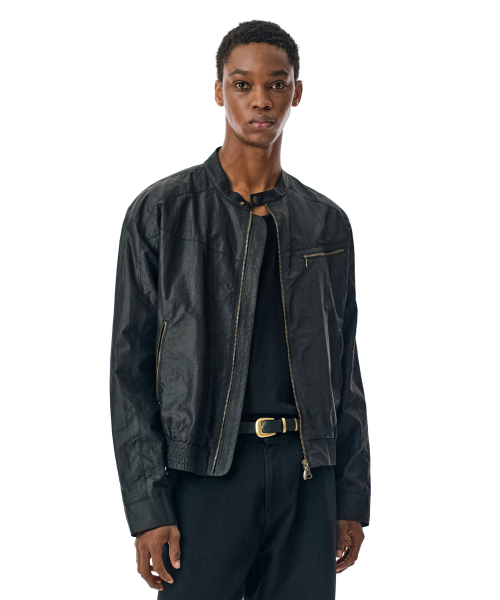 SECONDMONO（セカンドモノローグ）の「Coated Nylon Zip Jacket [BLACK]_SEJK034BLACK（ブルゾン・レディース・その他・SMALL/MEDIUM/LARGE）」の20枚目の写真
