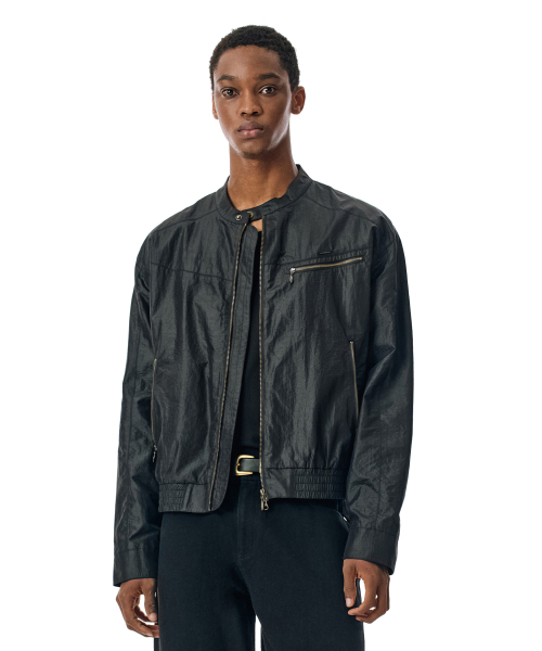 SECONDMONO（セカンドモノローグ）の「Coated Nylon Zip Jacket [BLACK]_SEJK034BLACK（ブルゾン・レディース・その他・SMALL/MEDIUM/LARGE）」の21枚目の写真