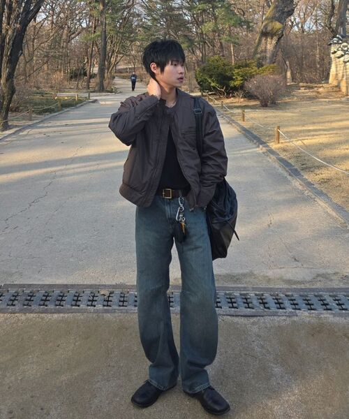 SECONDMONO（セカンドモノローグ）の「Coated Nylon Zip Jacket [BLACK]_SEJK034BLACK（ブルゾン・レディース・その他・SMALL/MEDIUM/LARGE）」の2枚目の写真