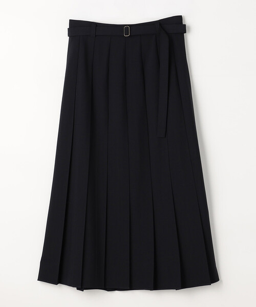 COMME CA（コムサ）の「T／W2WAYストレッチ 単品プリーツスカート（スカート・レディース・ネイビー/ブラウン・9号）」の12枚目の写真