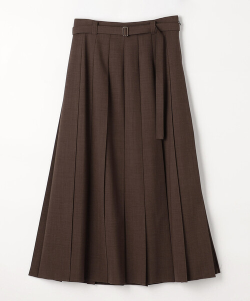 COMME CA（コムサ）の「T／W2WAYストレッチ 単品プリーツスカート（スカート・レディース・ネイビー/ブラウン・9号）」の13枚目の写真