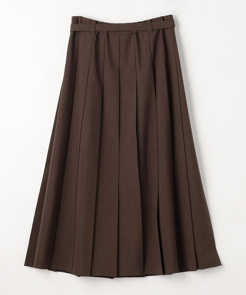 COMME CA（コムサ）の「T／W2WAYストレッチ 単品プリーツスカート（スカート・レディース・ネイビー/ブラウン・9号）」の14枚目の写真