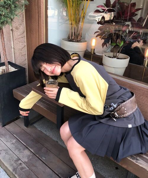 Miseki SEOUL（ミセキソウル）の「[レイPICK] サイドプリーツラインミディスカートチャコール（スカート・レディース・その他・1/2）」の5枚目の写真