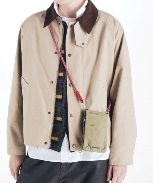 Topologie(トポロジー)の「Topologie/トポロジー Phone Sacoche Paperyフォンサコッシュ 【バッグ単体】(ショルダーバッグ・メンズ・グレー・F)」の1枚目の写真