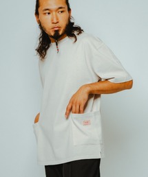 BIG MIKE ビックマイク / ピグメント&ソリット 半袖 ダブルポケットTシャツ ボックスシルエット コットン100% //// 102628510