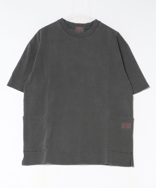 BIG MIKE(ビッグマイク)の「BIG MIKE ビックマイク / ピグメント&ソリット 半袖 ダブルポケットTシャツ ボックスシルエット コットン100% //// 102628510(Tシャツ/カットソー・メンズ・グレー系その他/ライトグレー/スミクロ/ダークブルー/オリーブ・MEDIUM/LARGE/X-LARGE)」の19枚目の写真
