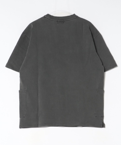 BIG MIKE(ビッグマイク)の「BIG MIKE ビックマイク / ピグメント&ソリット 半袖 ダブルポケットTシャツ ボックスシルエット コットン100% //// 102628510(Tシャツ/カットソー・メンズ・グレー系その他/ライトグレー/スミクロ/ダークブルー/オリーブ・MEDIUM/LARGE/X-LARGE)」の20枚目の写真