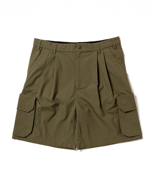 430（フォーサーティ）の「mp14915- ESLOT CARGO SHORTS カーゴショートパンツ(26-096)（その他パンツ・メンズ・カーキ/ブラック/ネイビー・3/2/1）」の2枚目の写真