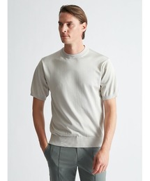 AOURE（アウール）の「セレーサカルメン　クルーネック　ＳＳ（ニット/セーター）」