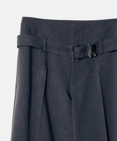 LE CIEL BLEU(ルシェルブルー)の「ローライズトラウザーwベルト / Low-Rise Trousers w/Belt(その他パンツ・レディース・チャコールグレー/グリーン/ブルー・34/38/36)」の12枚目の写真