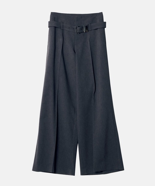LE CIEL BLEU(ルシェルブルー)の「ローライズトラウザーwベルト / Low-Rise Trousers w/Belt(その他パンツ・レディース・チャコールグレー/グリーン/ブルー・34/38/36)」の11枚目の写真